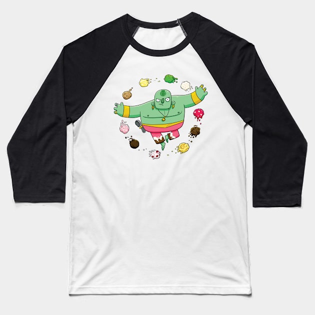 The Gelato Genie Baseball T-Shirt by striffle